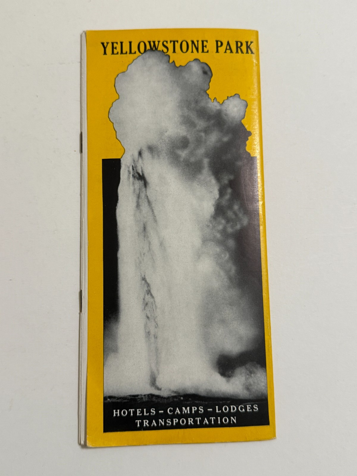 1930s Yellowstone National Park Advertising Tourist Travel Brochure
