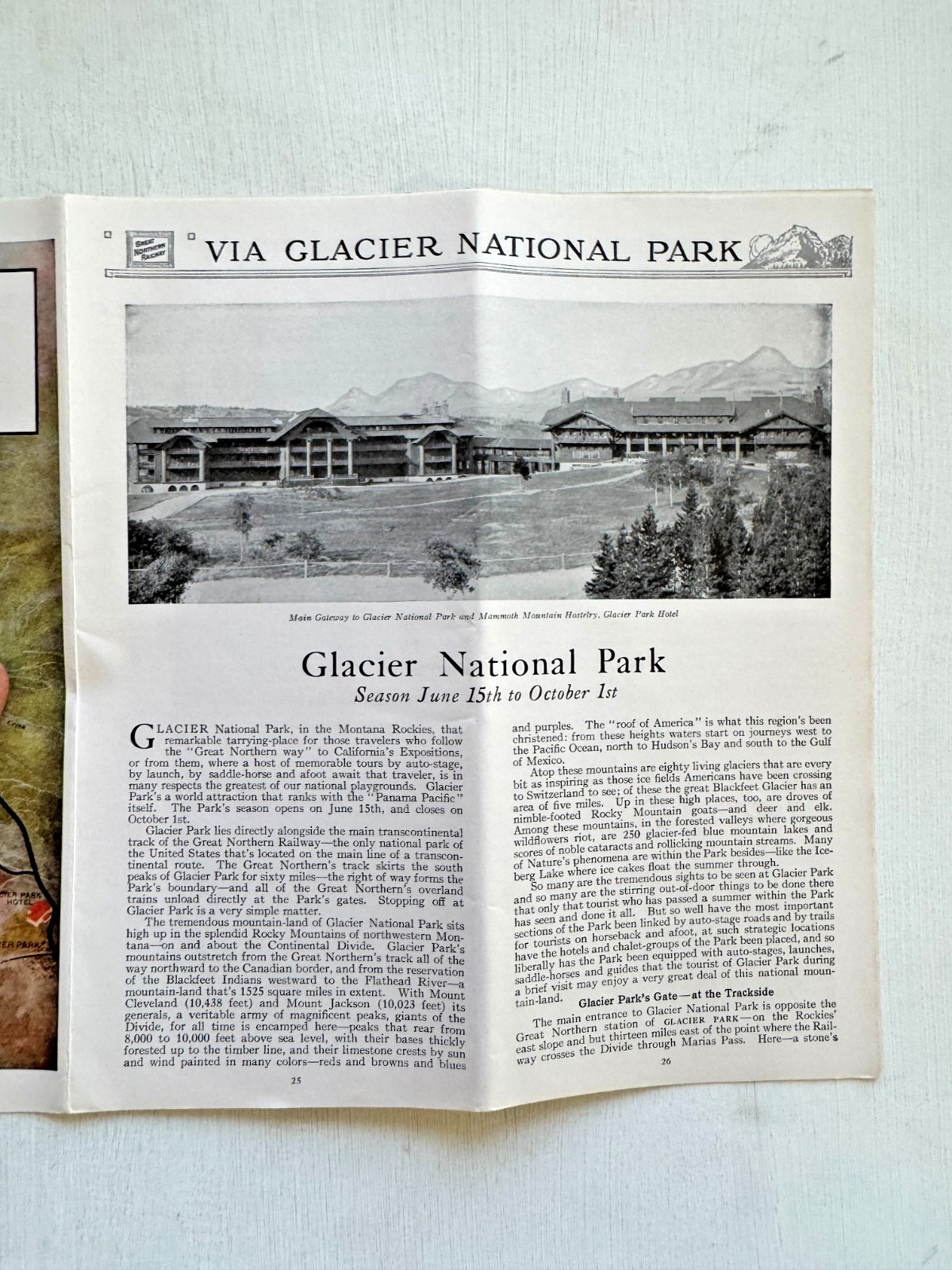 Amazing 1915 Travel Brochure Glacier National Park – Panama Pacific Expo Issue