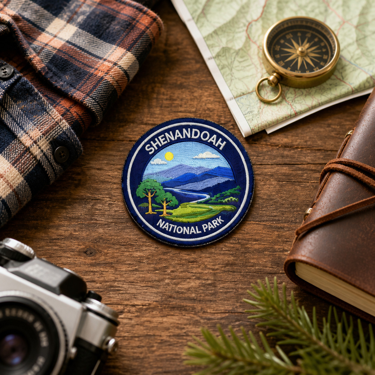 Shenandoah National Park Patch Embroidered Iron On 3″ Virginia Blue Ridge Travel