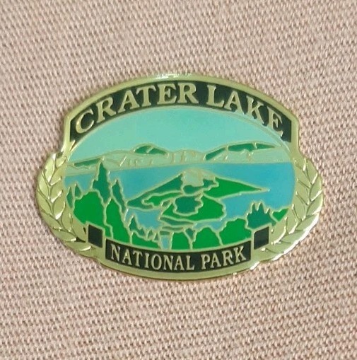Crater Lake National Park Oregon Scenic Travel Souvenir Jacket Lapel Pin
