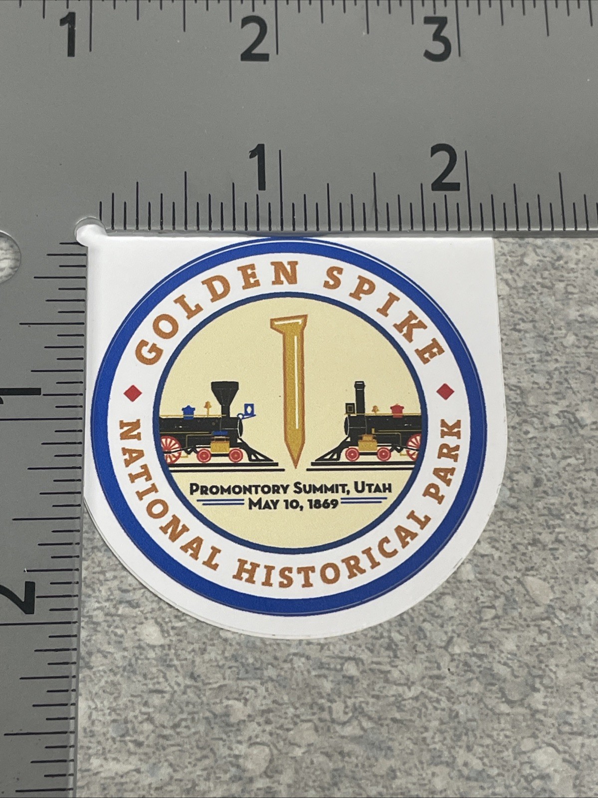 Decal – Golden Spike National Historical Park Utah – 2” – All Weather