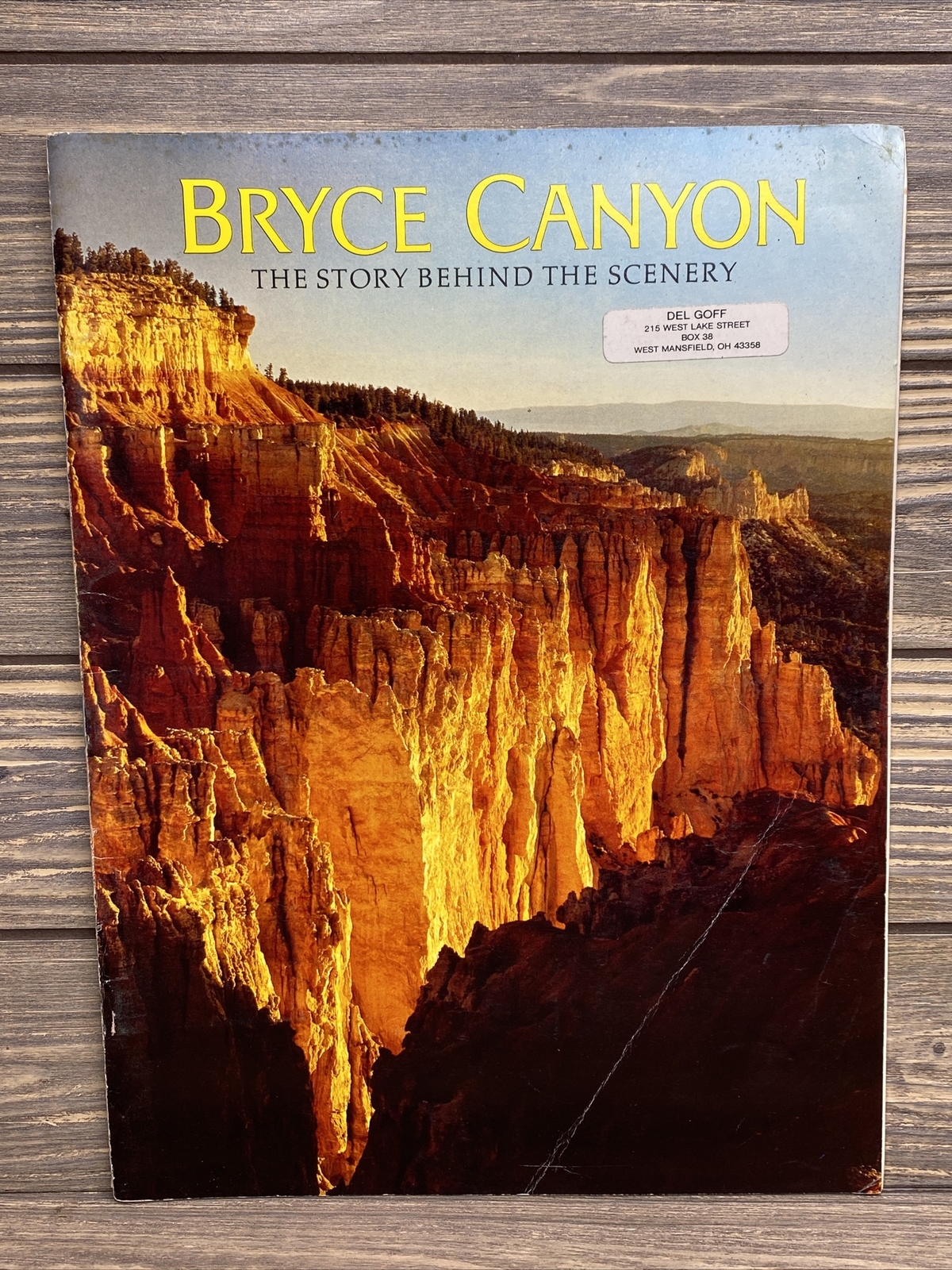 Vintage Souvenir Travel Brochure Bryce Canyon The Story Behind The Scenery