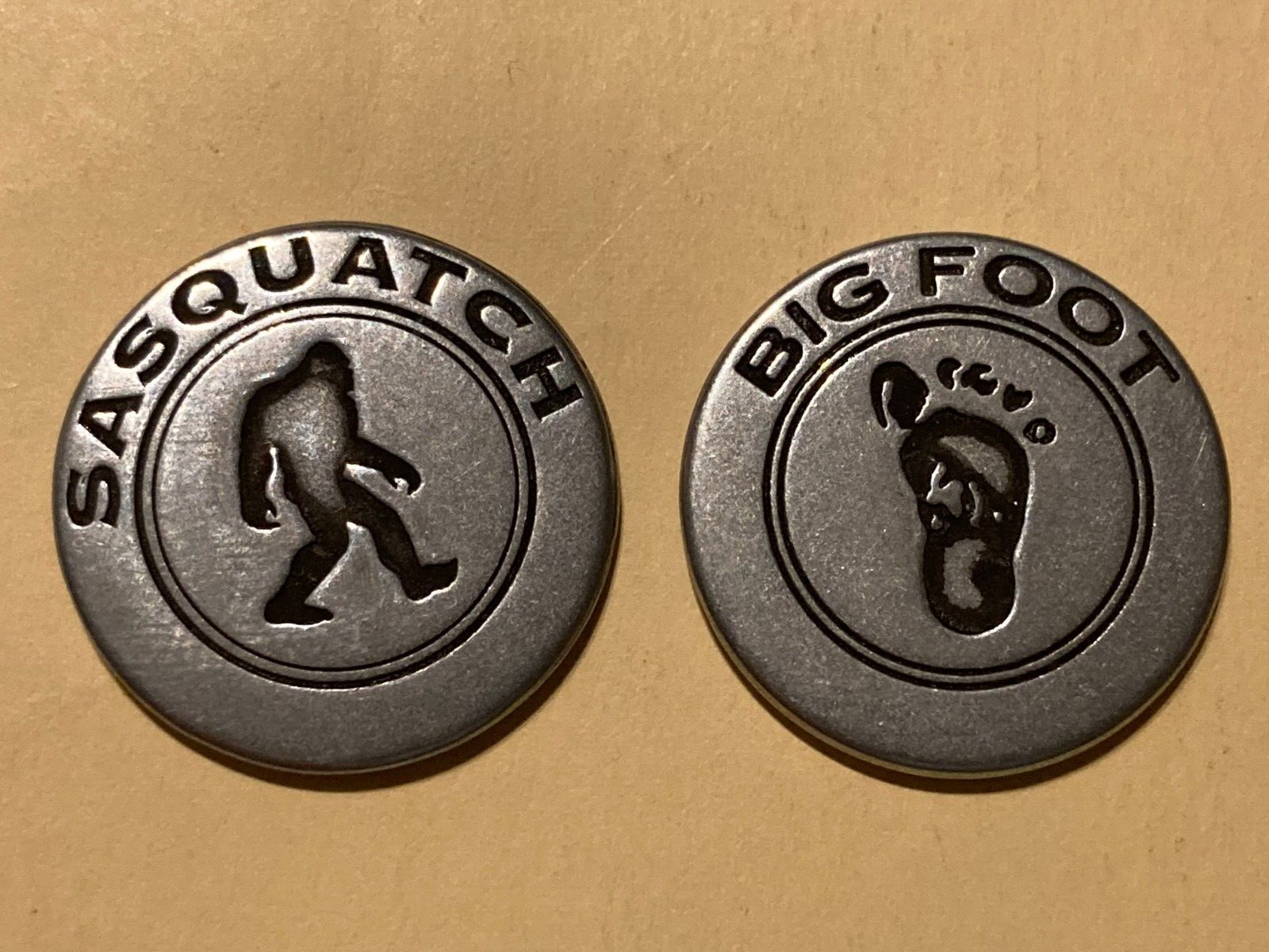 SASQUATCH BIGFOOT TWILIGHT COMMEMORATIVE MEDALLION Forks North West Vampire