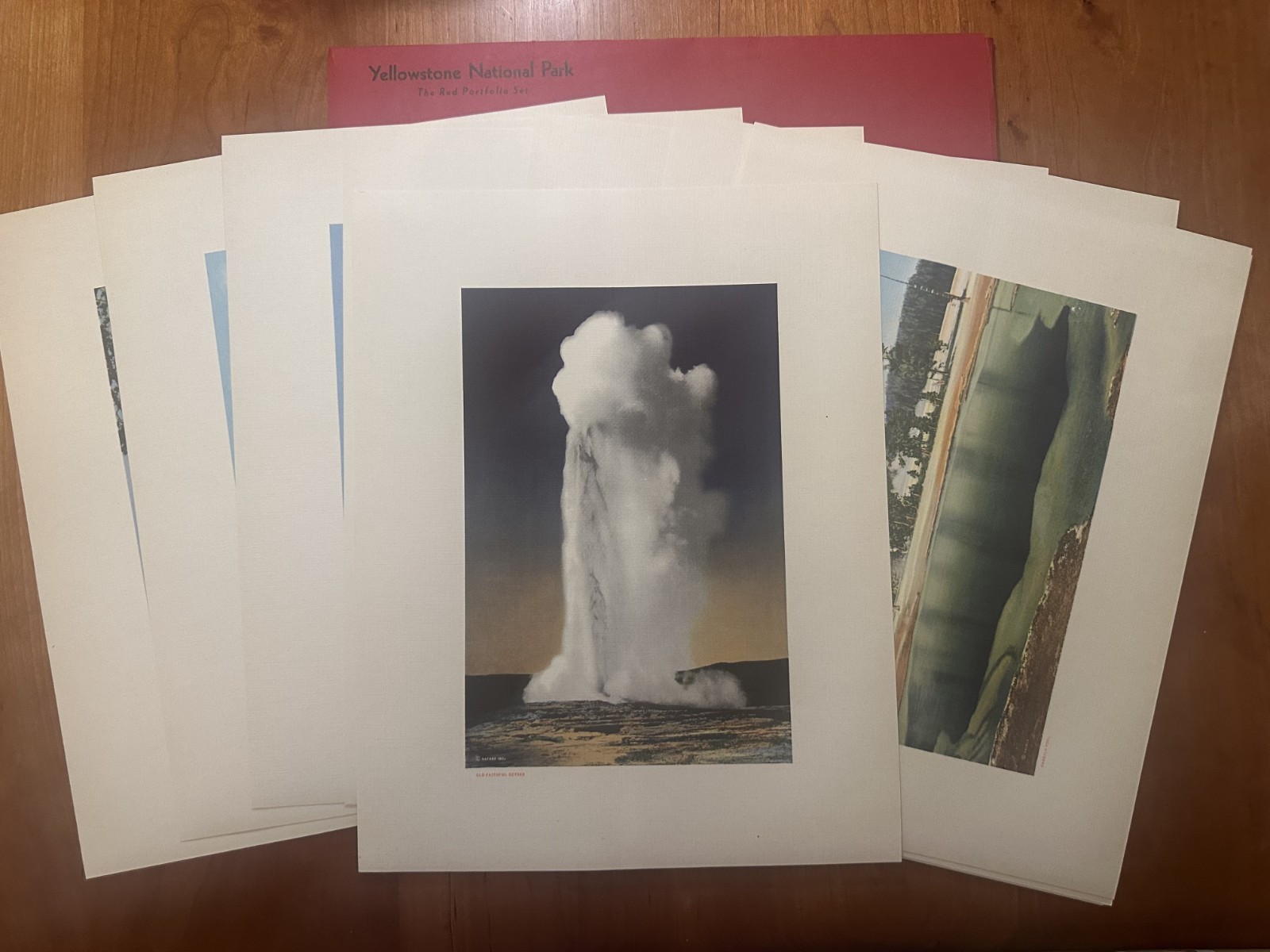 1930’s Yellowstone National Park The Red Portfolio Set – Haynes Inc. – 12 prints