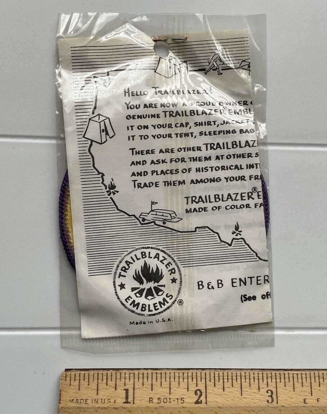 NIP Navajo Reservation Window Rock Arizona AZ Round Trailblazer Emblem Patch