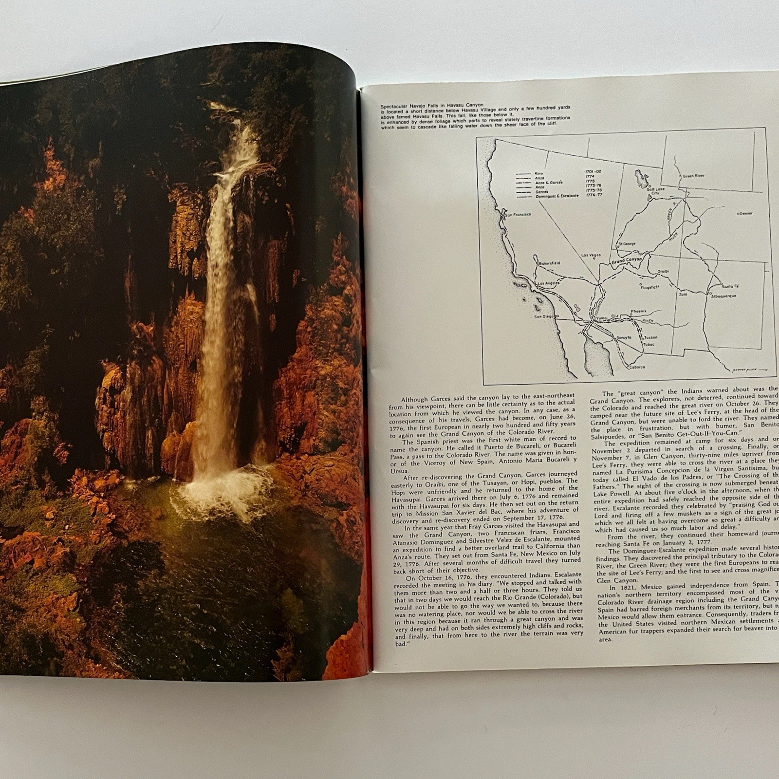 Vintage Grand Canyon National Parkways Travel Guide Brochure Booklet Map 1977