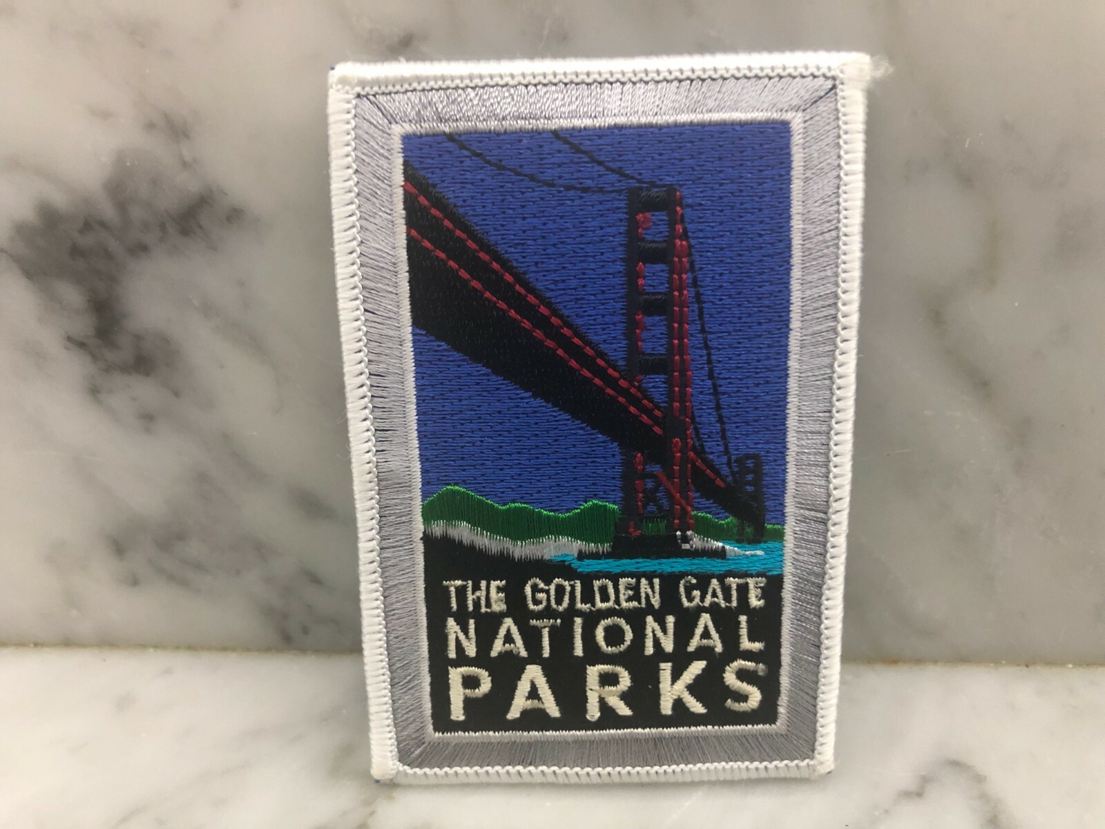 California THE GOLDEN GATE NATIONAL PARKS Patch (Golden Gate Bridge 3,5″ X 3″ A2