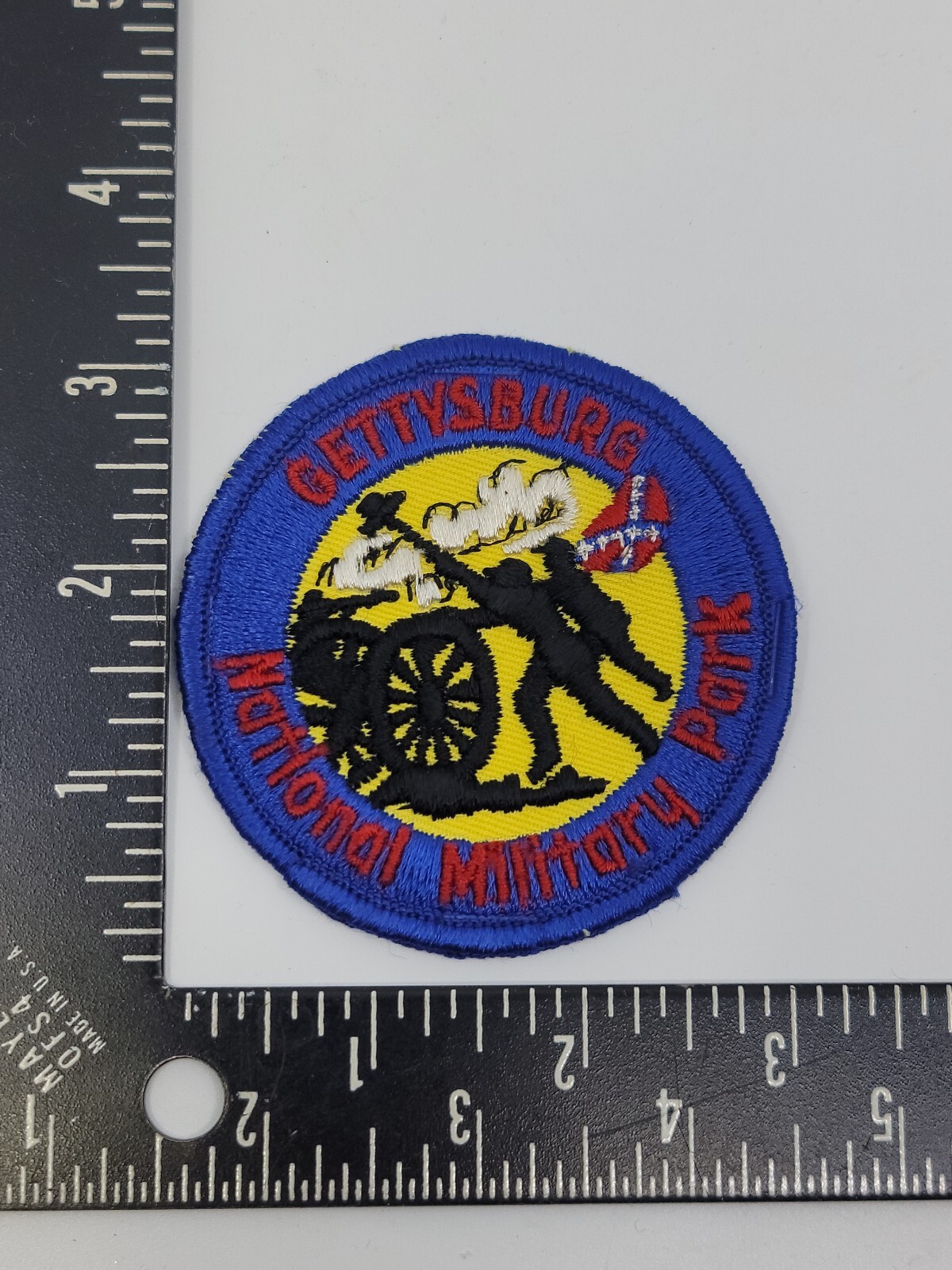 Vintage Gettysburg National Military Park Embroidered Patch