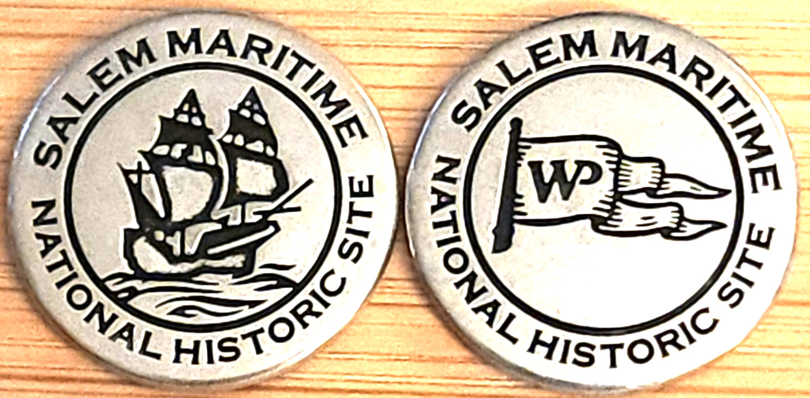 SALEM MARITIME NATIONAL HISTORIC SITE – SAILING SHIP PARK TOKEN – MASSACHUSETTES