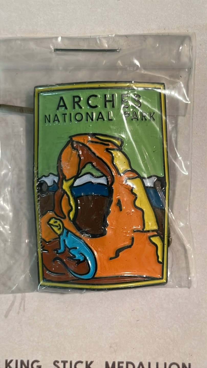 Arches National Park Lizard Scenic Travel Souvenir Pin NEW