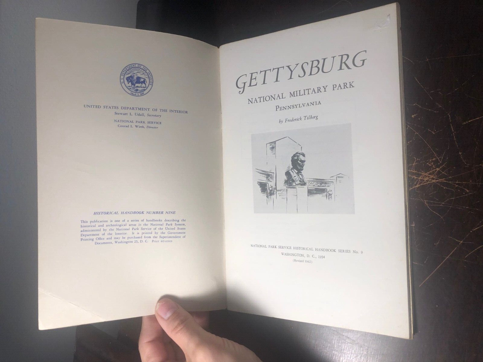 VINTAGE Gettysburg National Military Park Booklet / 1962
