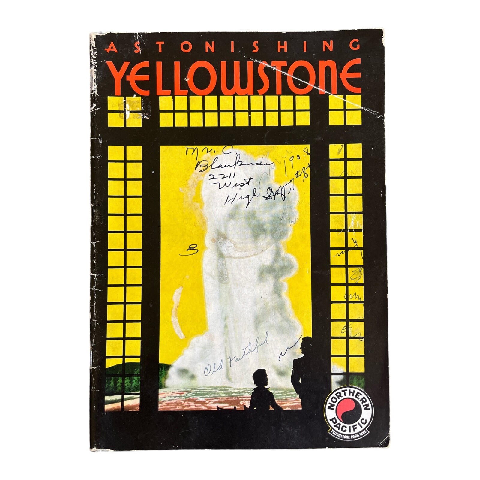 Astonishing Yellowstone – Northern Pacific/Yellowstone Park Line Booklet (1938)