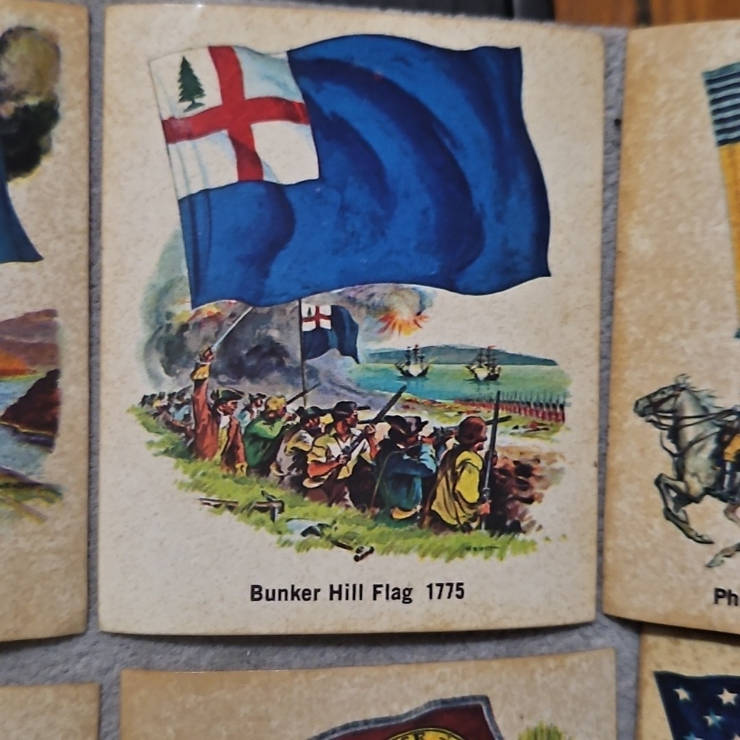 22 Stickers from 1976 National Flag Foundation & Deck Flags of Civil War