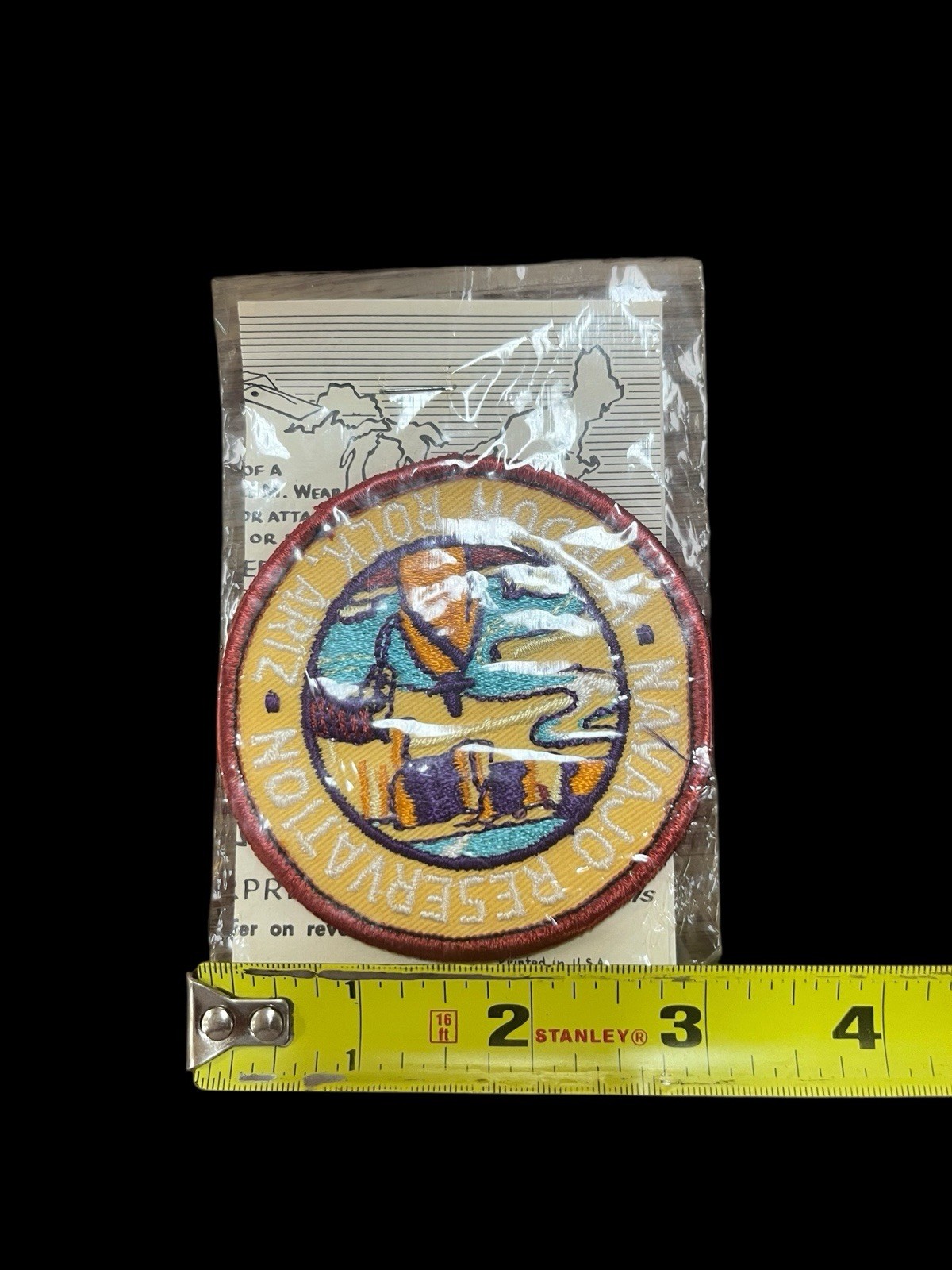 NIP Navajo Reservation Window Rock Arizona Round Trailblazer Emblem Patch USA