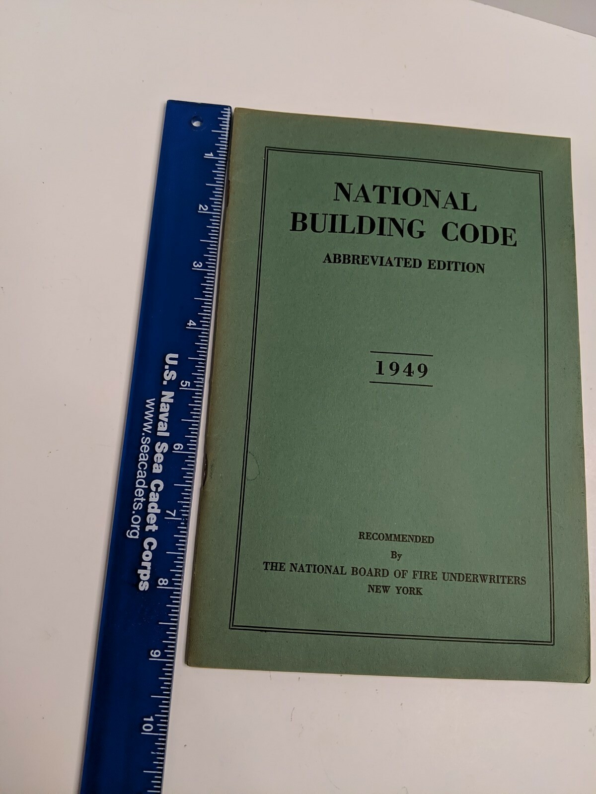National Building Code 1949 booklet National Board of Fire Underwriters New York