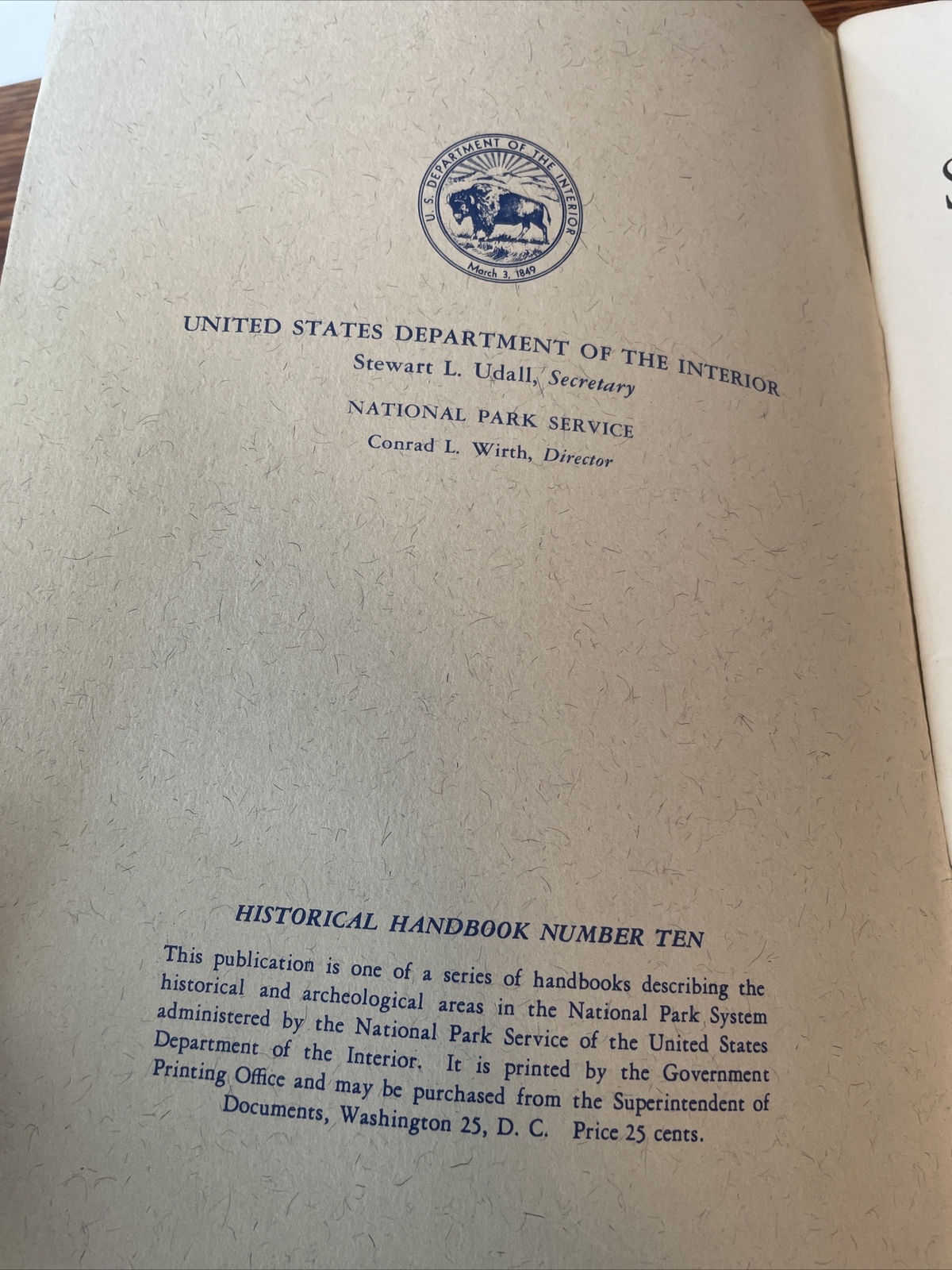 Shiloh National Military Park Tennessee Booklet Albert Dillahunty 1955