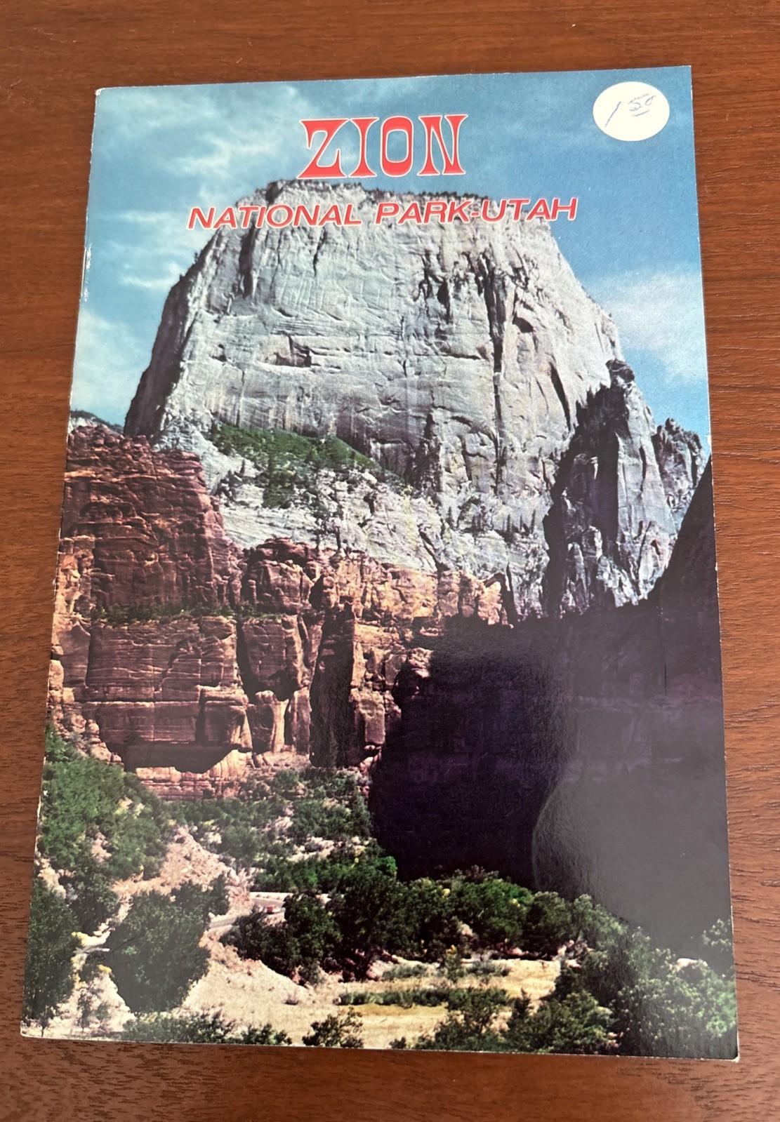 Vintage Zion National Park Utah UT with Map and Park Photos Springdale History