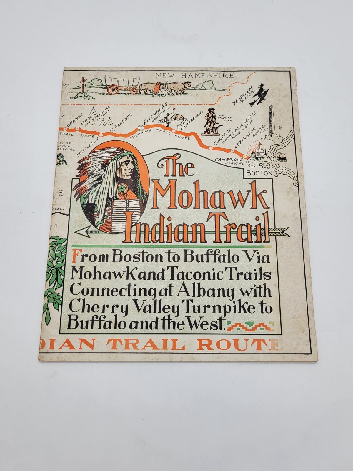 North Adams Chamber of Commerce Mowhawk Indian Trail Black White Photo Brochure