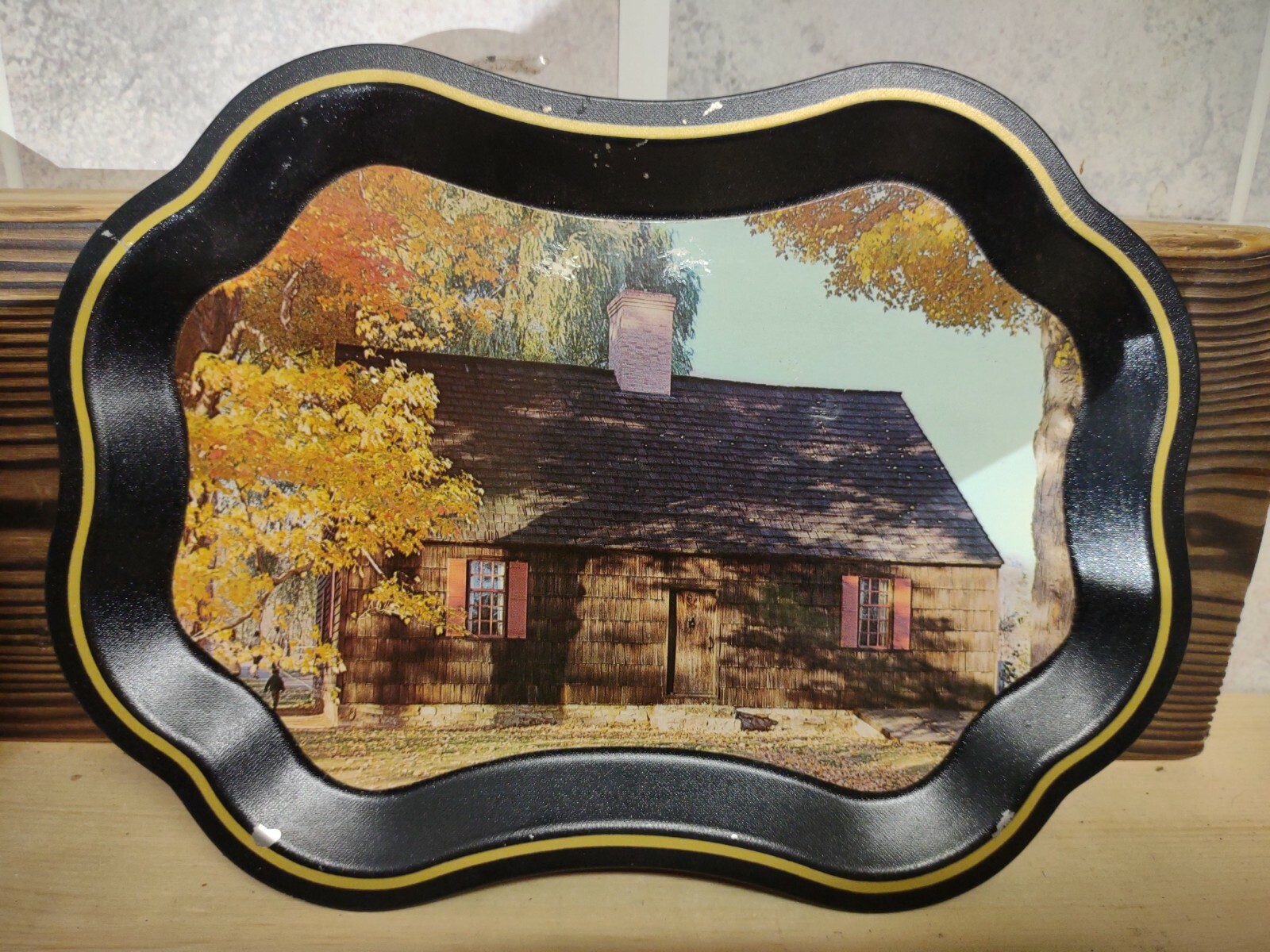 Vintage 9″ Morristown National Historical Park Tins/New Jersey/Wall Hanging