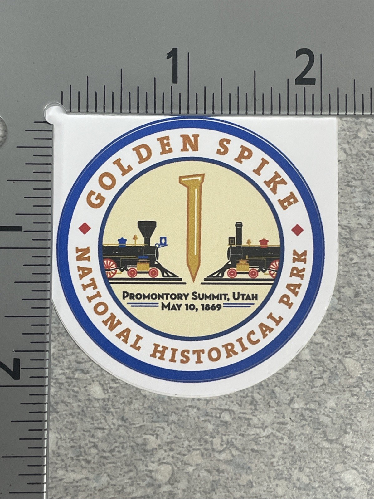 Decal – Golden Spike National Historical Park Utah – 2” – All Weather