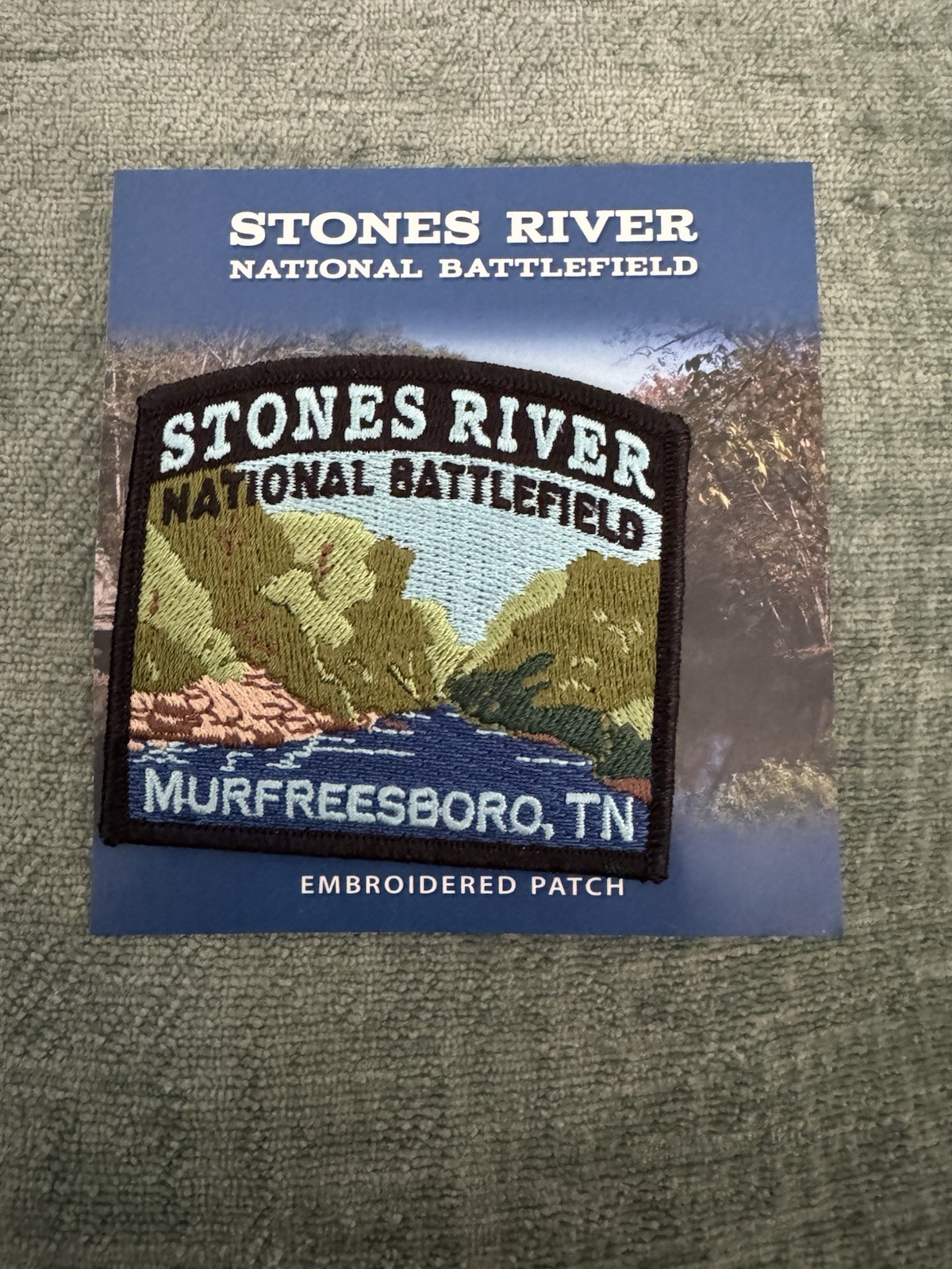 NEW Stones River National Battlefield Embroidered Souvenir Patch – Murfreesboro