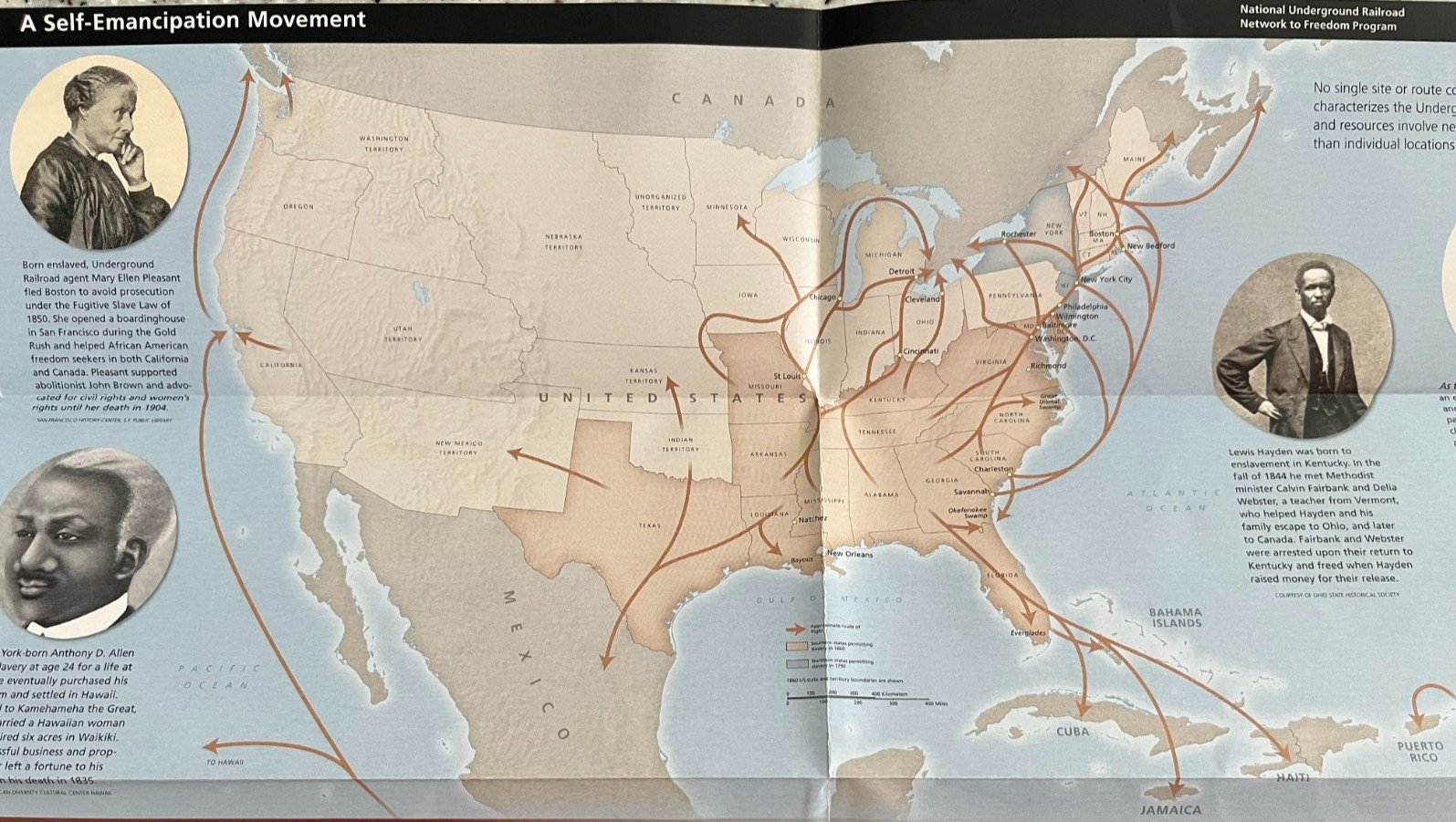 UNDERGROUND RAILROAD NETWORK to FREEDOM National Park Service UNIGRID BROCHURE