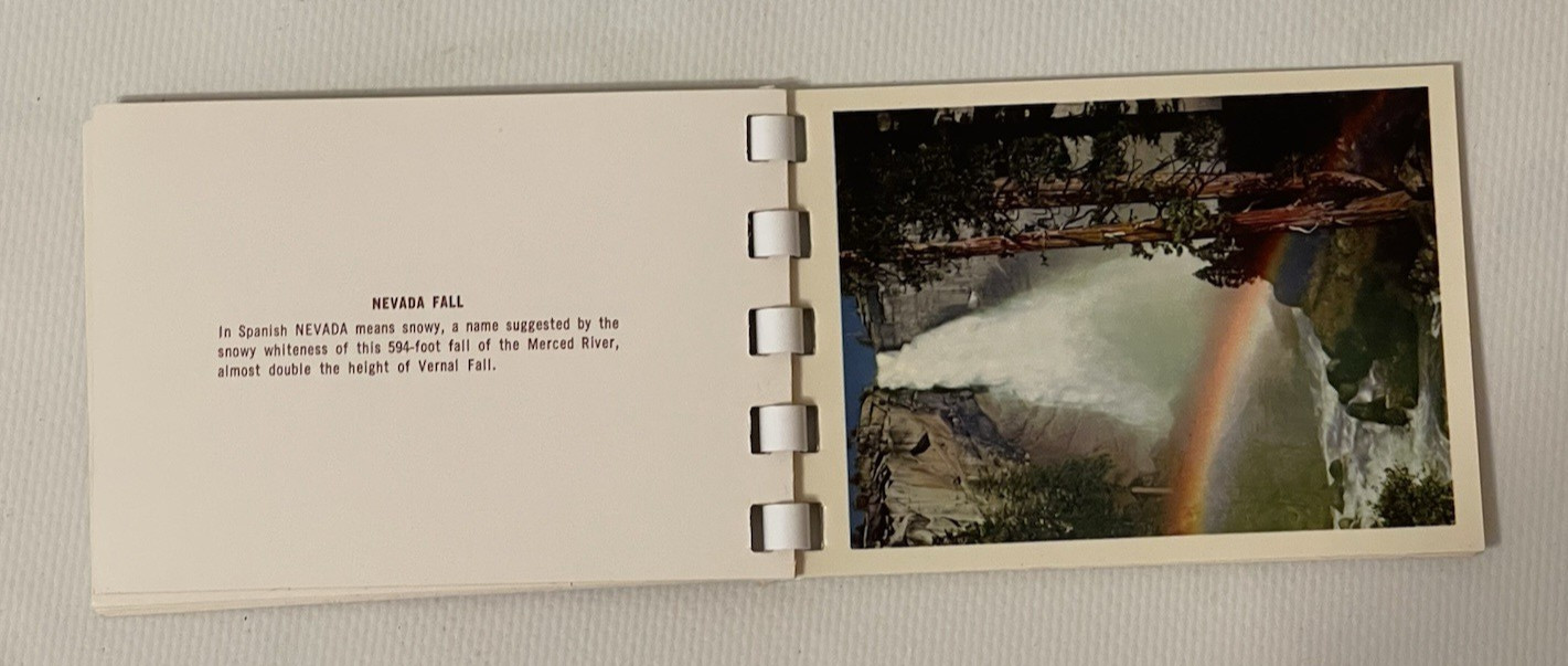 YOSEMITE NATIONAL PARK 10 Color Album Prints Small – 1953 VINTAGE – RARE
