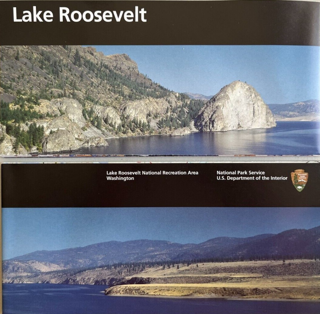 2026 LAKE ROOSEVELT NRA – WA NATIONAL PARK SERVICE UNIGRID BROCHURE/MAP New