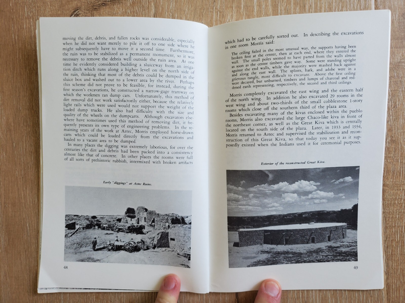 AZTEC RUINS National Monument John M. Corbett 1962 National Park Service #36