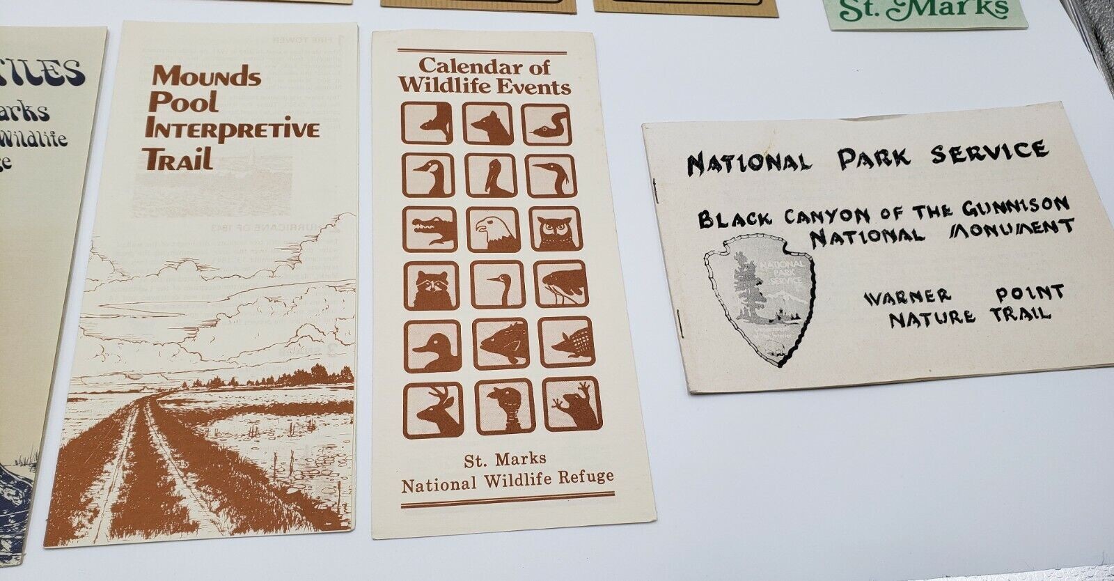 National Park Service NPS Department Interior Pamphlet Brochure Map Lot 20 Count