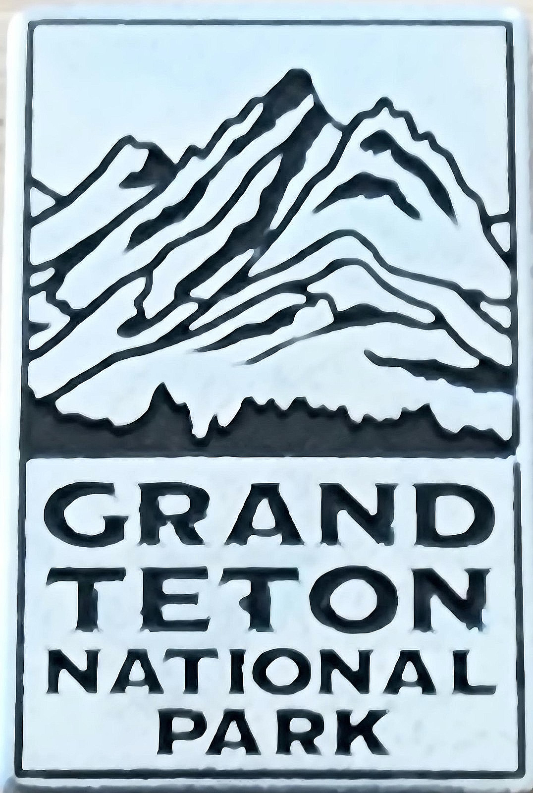 NEW RELEASE – GRAND TETON NATIONAL PARK – RECTANGULAR BEAR TOKEN – WY