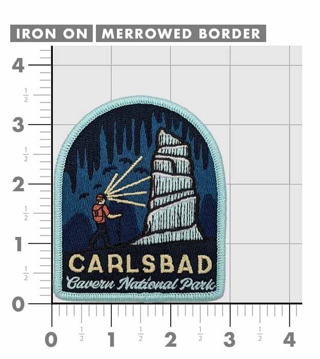 Carlsbad Caverns National Park Patch Iron-On Applique Souvenir Gift
