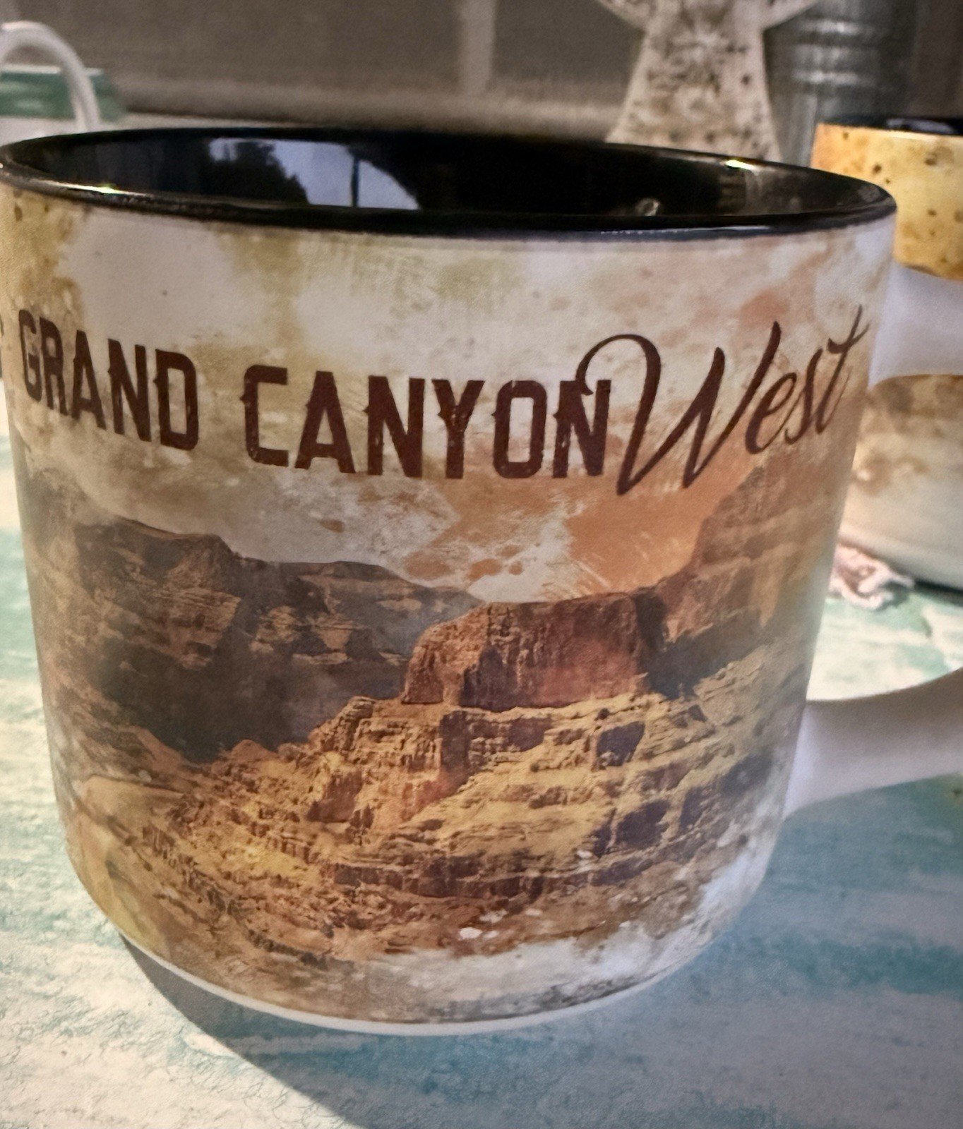 Grand Canyon West Skywalk National Park Set Of 2 Souvenir Coffee Mugs NWT