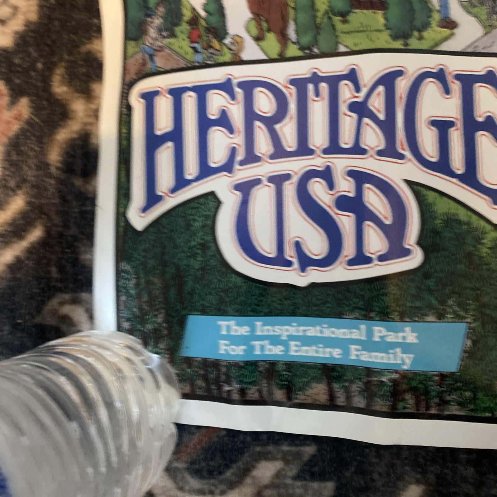 1986 Heritage USA Poster .The International Park For the Entire Family.