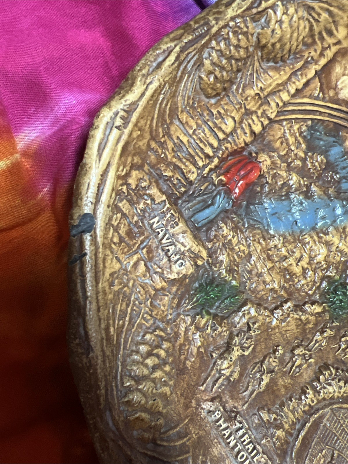Vintage collectors plate Grand Canyon national park Taco platter Tray