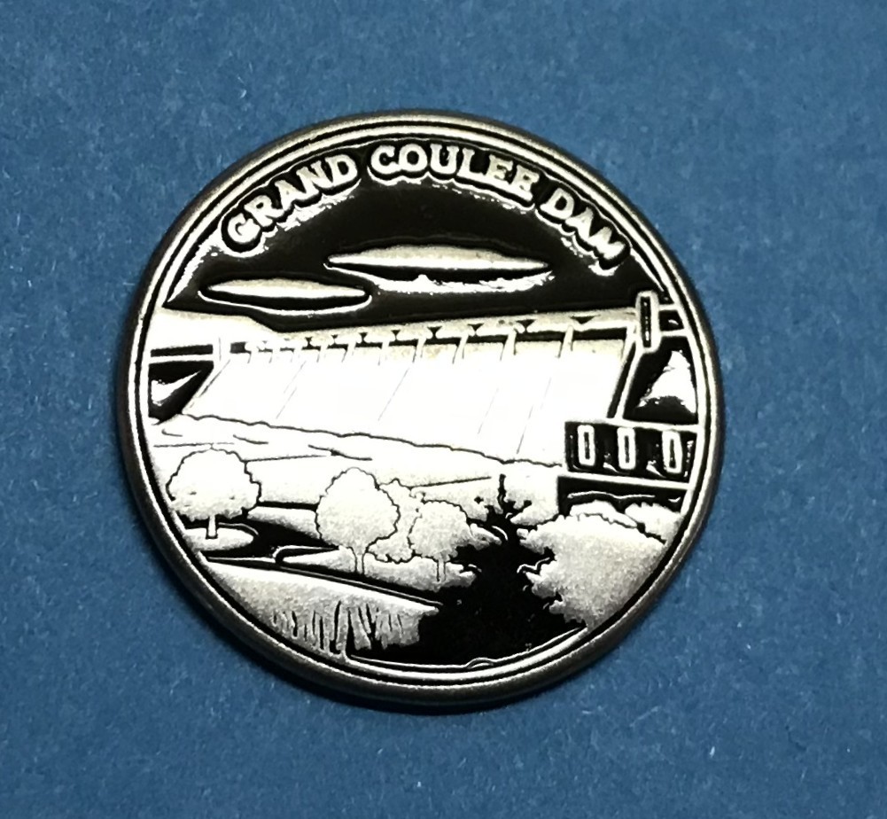 Grand Coulee Dam, WA, Collectible Token