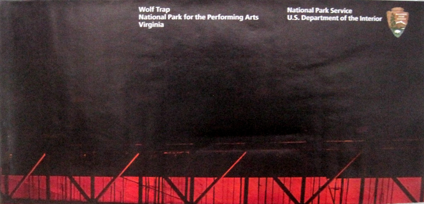 Wolf Trap National Park For Performing Arts Unigrid Brochure Map