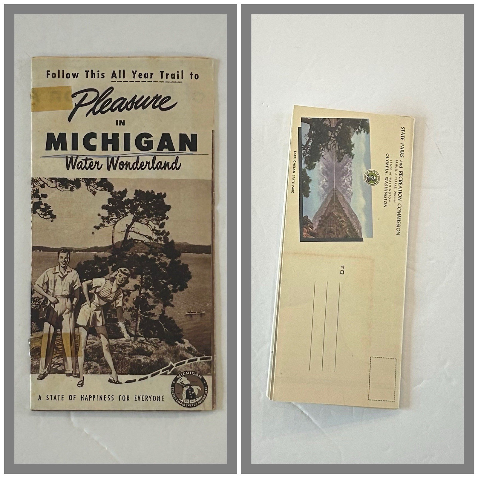Lot Of Vintage Outdoor and Travel National Parks Ephemera and Maps