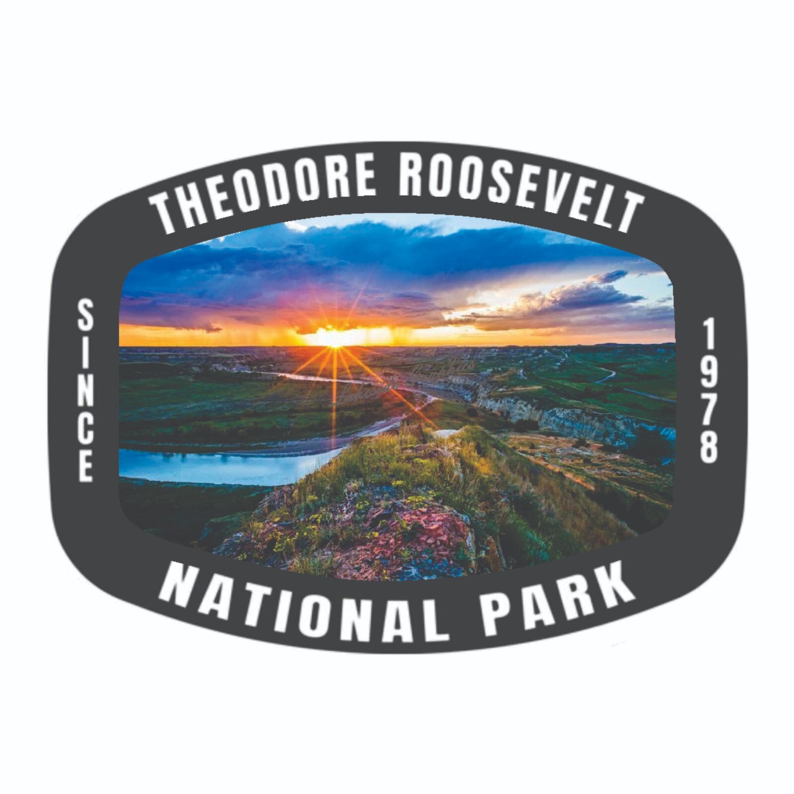 Theodore Roosevelt National Park Sticker North Dakota National Park Decal