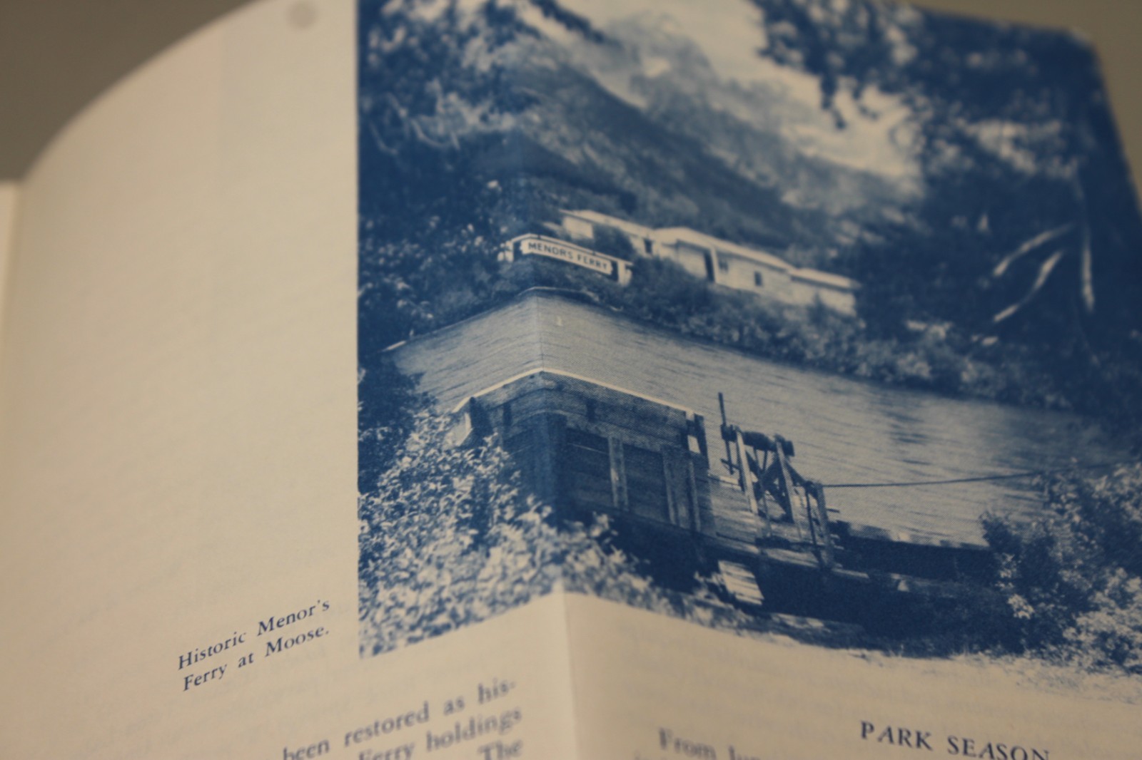 Grand Teton National park Travel brochure Vintage