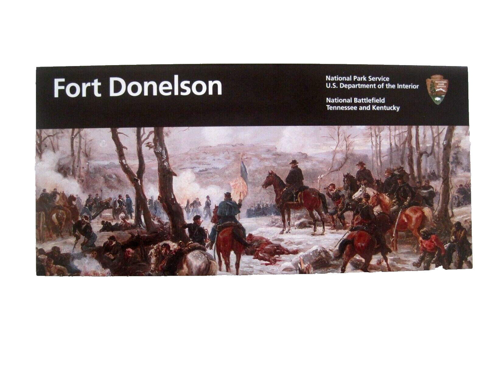 Fort Donelson National Battlefield National Park Service Unigrid Brochure Map