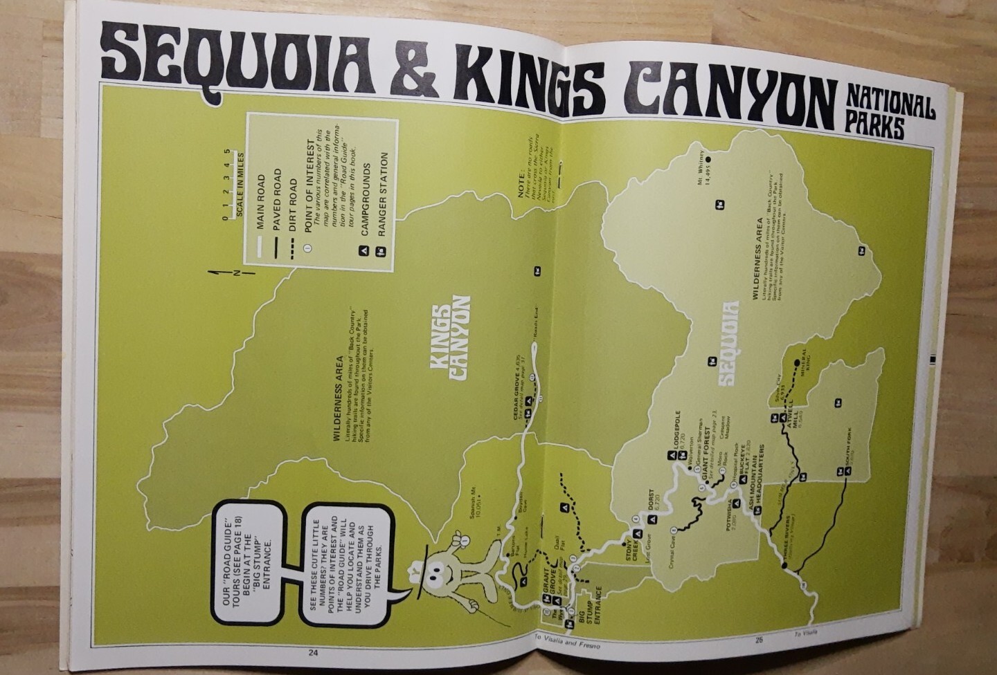 Vintage Guidebook : Family Fun in Sequoia & Kings Canyon National Parks CA 1979