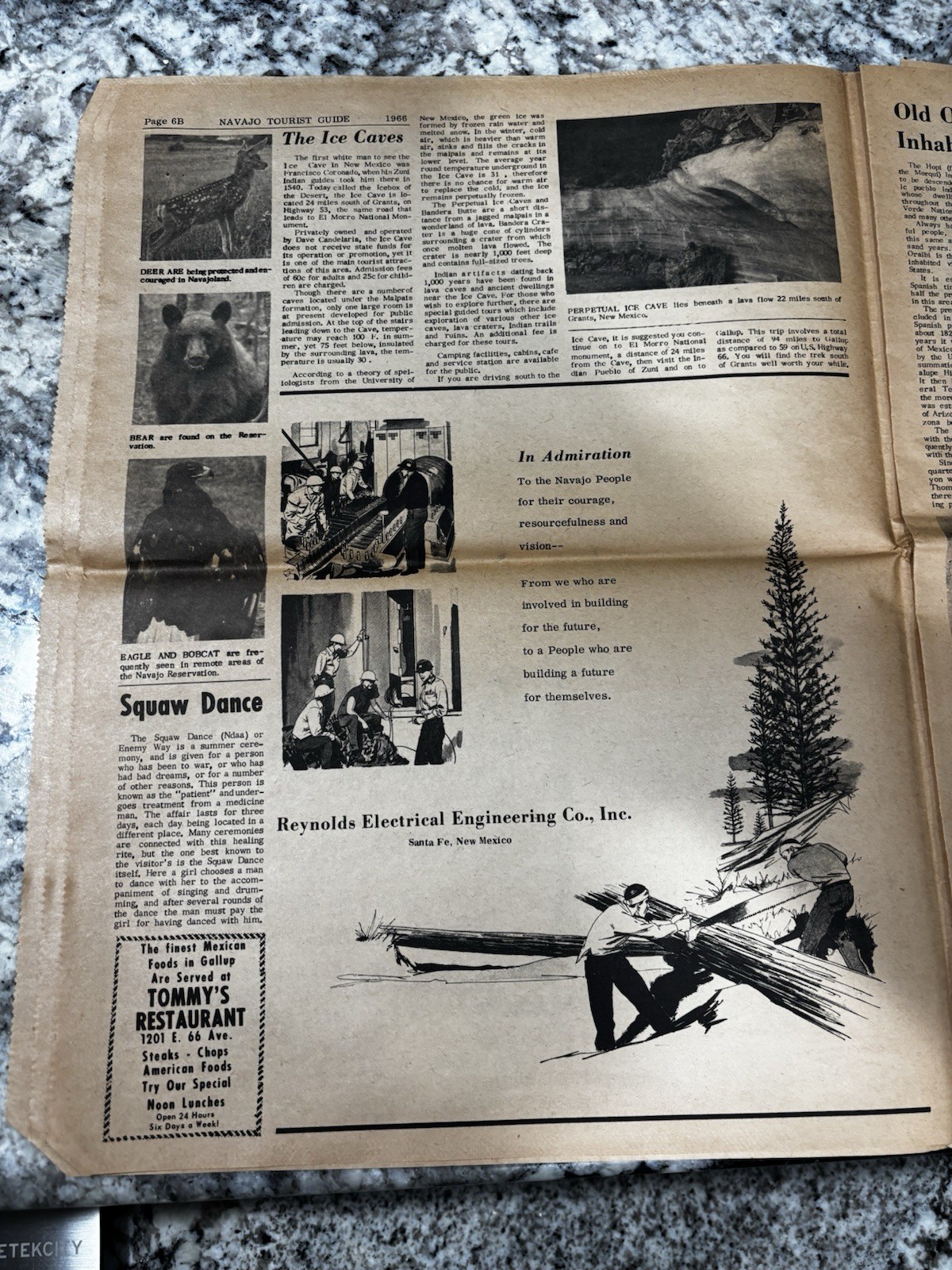 Vintage 1966 Navajoland Tourist Guide Route 66 Gallup NM Native American