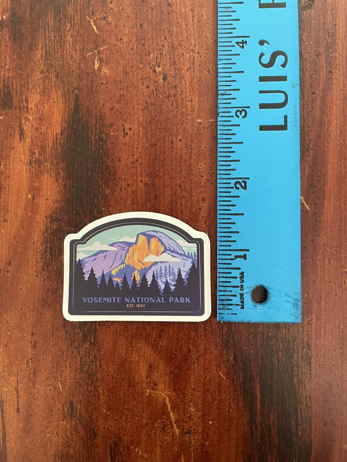Yosemite Est 1890 Half Dome National Park Outdoor Wilderness Sticker Decal