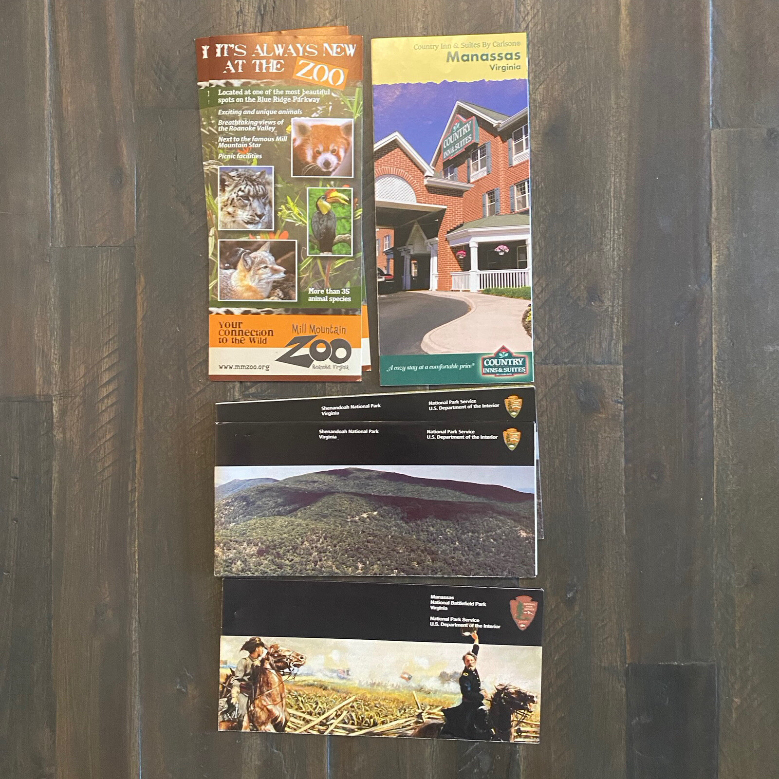 Large Lot Of U.S. National Park & State Tour Maps, Travel Brochures & Newspapers