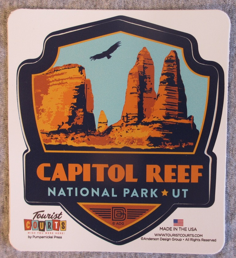 Capitol Reef National Park Vinyl Sticker New