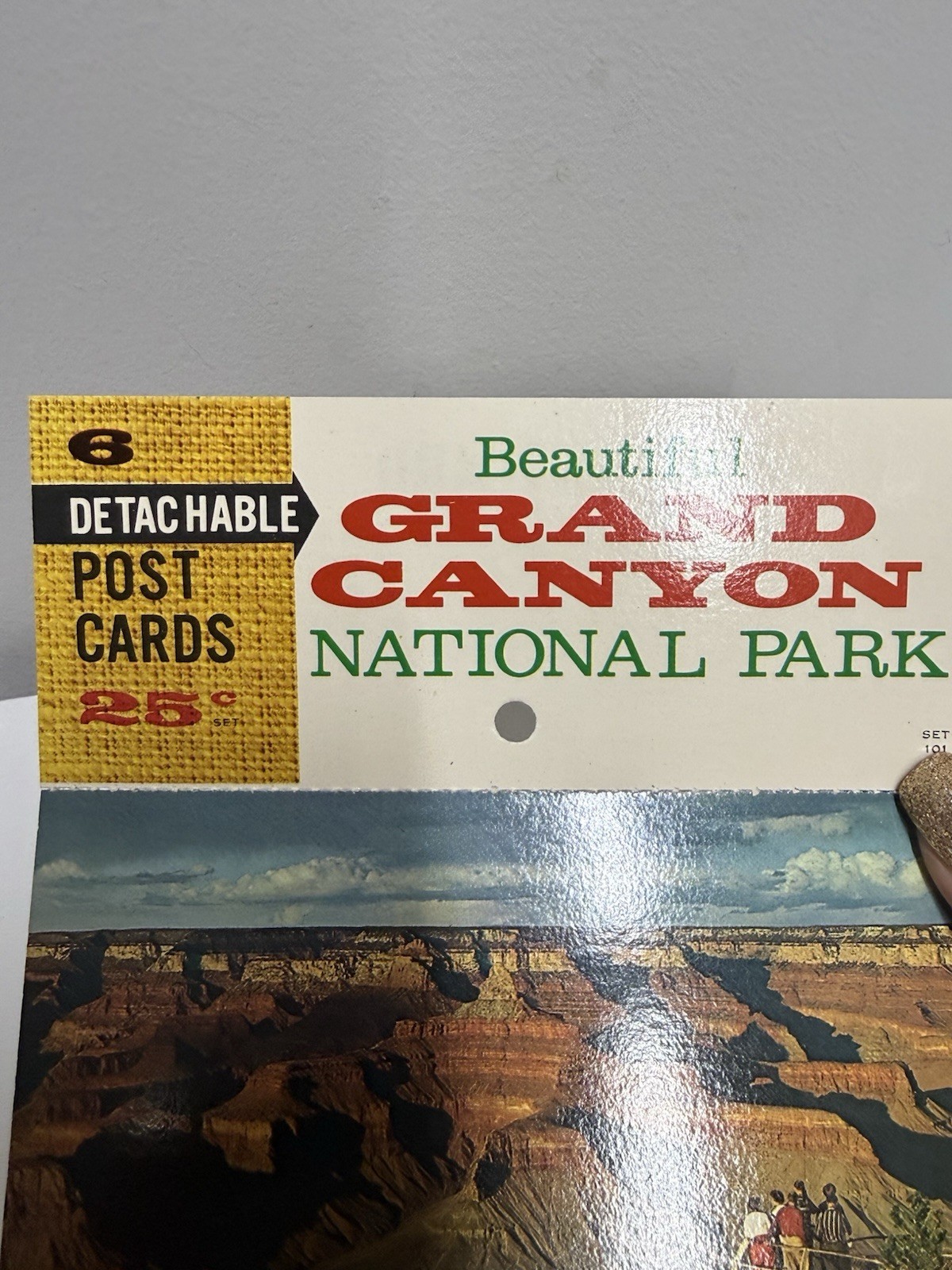 VTG Grand Canyon Nat’l Park Detachable Color Post Cards Set of 6, Unused