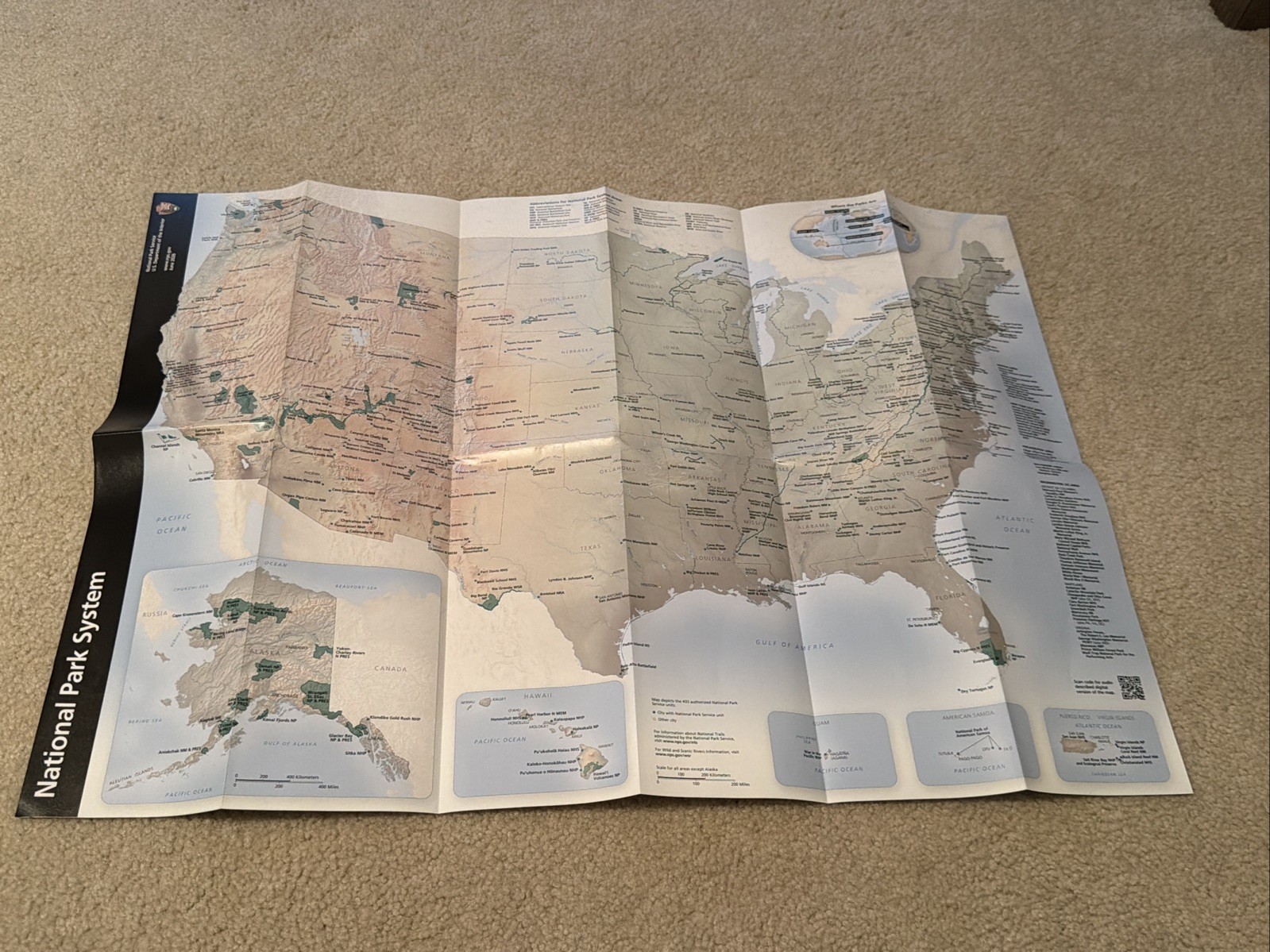 National Park System Map And Guide 2026 Unigrid Brochure – NEW NPS