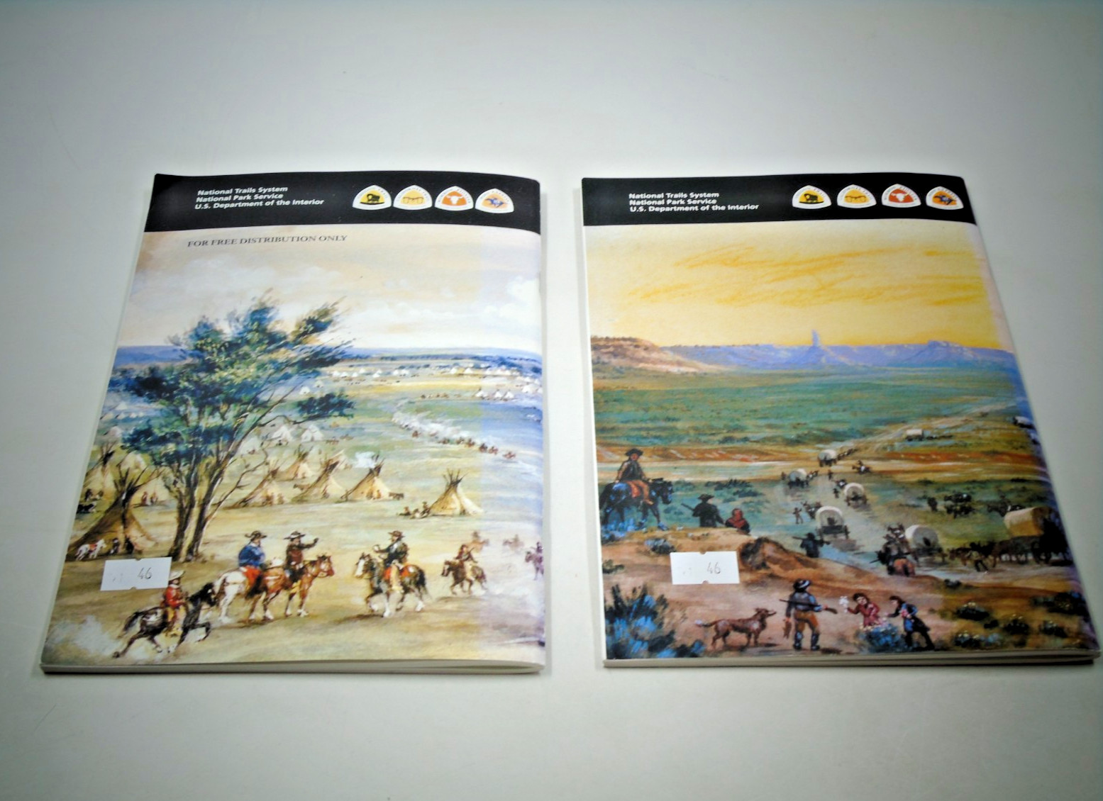 Lot of 2 National Historic Trails Guide by National Trails System Paperback