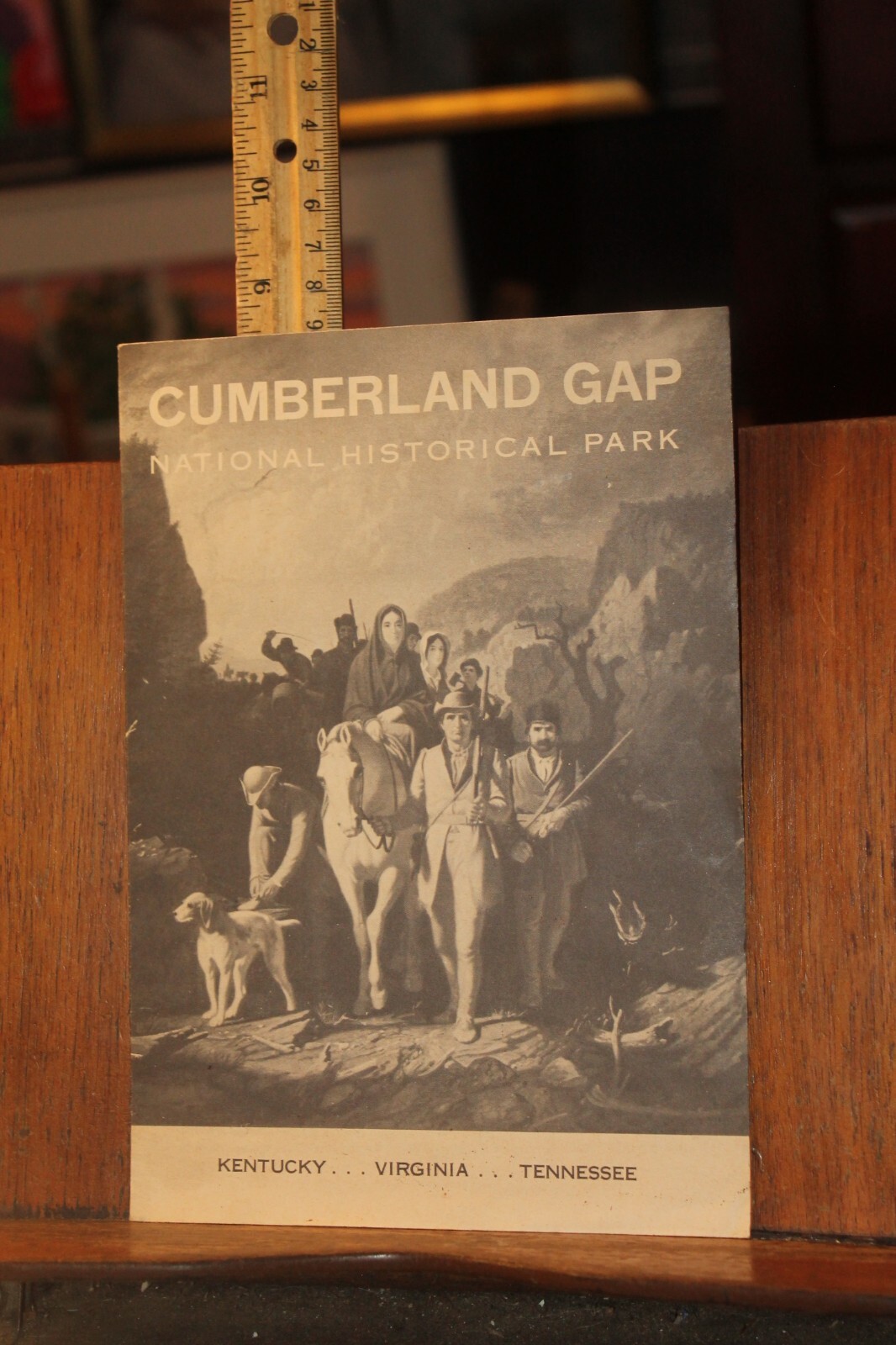 Vintage 1956 Brochure Cumberland Gap National Historic Park KY VA Tennessee